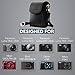 MegaGear Protective Black Leather Camera Case, Bag for for DSC-RX100 V, Panasonic Lumix DMC-ZS45, DMC-ZS50, Nikon Coolpix P340 Fix Lens, Canon PowerShot S120, Nikon Coolpix L28, DMC-TZ57, DMC-TZ70