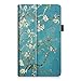 Fintie Folio Case for Amazon Fire 7 Tablet (Previous Generation - 7th, 2017 Release) - Slim Fit PU Leather Standing Protective Cover Auto Wake / Sleep, Compatible with Fire 7 (5th Gen, 2015), Blossom