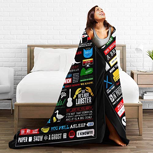 Friends Tv Show Blanket Sofa Blankets, Lightweight Travel Throw Blanket