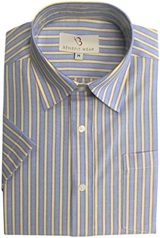 Benefit Wear Adaptive Men's Front Hook-and-Loop Closure Shirt
