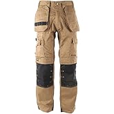 DEWALT Protradesman Men's Loose Fit, Holster Pocket, Cottonpoly Stretch Work Pants