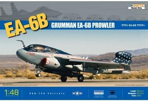 Kinetic 1/48 EA6B Prowler Electronic Warfare Attack Aircraft