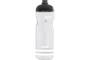 Sigg - Soft Bike Water Bottle - Pulsar Transparent White - Squeezable - Dishwasher Safe - Lightweight - Leakproof - BPA Free - White 25 Oz