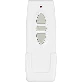 Srutueo -T02 Wireless Remote Control +315Mhz Front Controller for Electric Projector Screens Electric Curtains/Tower Garage Door, White, 255727