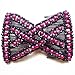 Lovef Easy Comb Ez Magic Comb Stretchy Beaded Hair Combs with Sweet Color Beads Pearl in Assorted Color and Design-10 Pcs