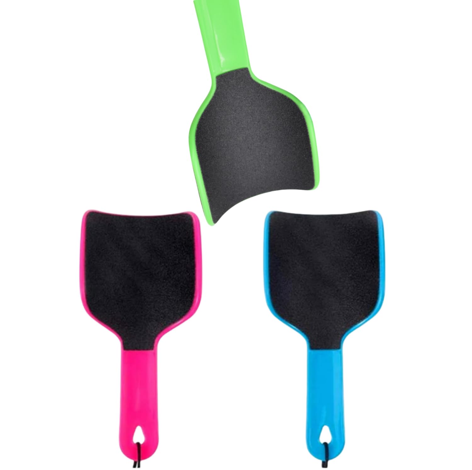 3 Pcs Foot Scraper Foot Scrub Pedicure Tools Curved Foot File,Exfoliating Scrub Rub Board Double-Sided Dead Skin Calluses Removal Pedicure Care for Both Wet and Dry Cracked Feet