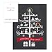 Celebrate the Season Chalkboard Christmas Card Assortment Pack / 25 Greeting Cards Set / 5 Holiday Designs Versed Inside With White Envelopes
