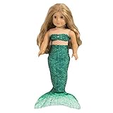 Fin Fun Mermaid Tail Outfit for 18 Inch Doll like American Girl - Brynn's Celtic Green - Outfit Only, Doll Not Included …