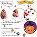 Funnlot Halloween Games for Kids Party Halloween Party Games for Kids Pin The Eye on The Monster Game Halloween Party Games Activities Halloween Pin The Tail (Pin The Eye on The Monster)