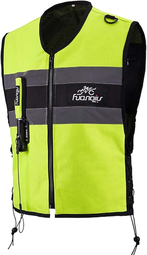 AirBag Vest with Reflective Tape for Motocross, Reflective Vest for