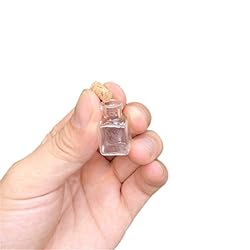 Mini Glass Bottles Rectangle Transparent Bottles