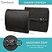 COMFYSURE Lumbar Support Seat Back Cushion – Memory Foam with Removable Mesh Cover - Lower Back Pain Relief, Helps Posture - Fits Most Office, Desk, Computer Chairs and Car Seats