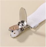nuoshen 12Pcs Adjustable Bed Sheet Grippers Clips, Elastic Fasteners view 4