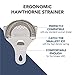 A Bar Above Professional Cocktail Strainer Set, 3-Piece Bundle, Includes Hawthorne and Julep Strainer, Fine Mesh Strainer, Rust Proof, Stainless Steel, for Home and Professional Bartender