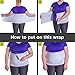 BraceAbility Ultra Plus Size Abdominal Tummy Wrap | Compression Stomach Girdle to Slim & Flatten Belly (XL fits 62