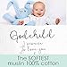 Ocean Drop Designs Muslin Swaddle Blankets - Baby Gifts for Boys & Girls - Gender Neutral Christian Newborn Gifts