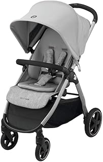 Maxi-Cosi Gia, kompakter Sportwagen mit bequemem Sitz, nutzbar ab der Geburt bis ca. 4 Jahre (max. 22 kg), faltbarer All-Terrain-Buggy inkl. Regenverdeck & großem Einkaufskorb, Nomad Grey (grau)