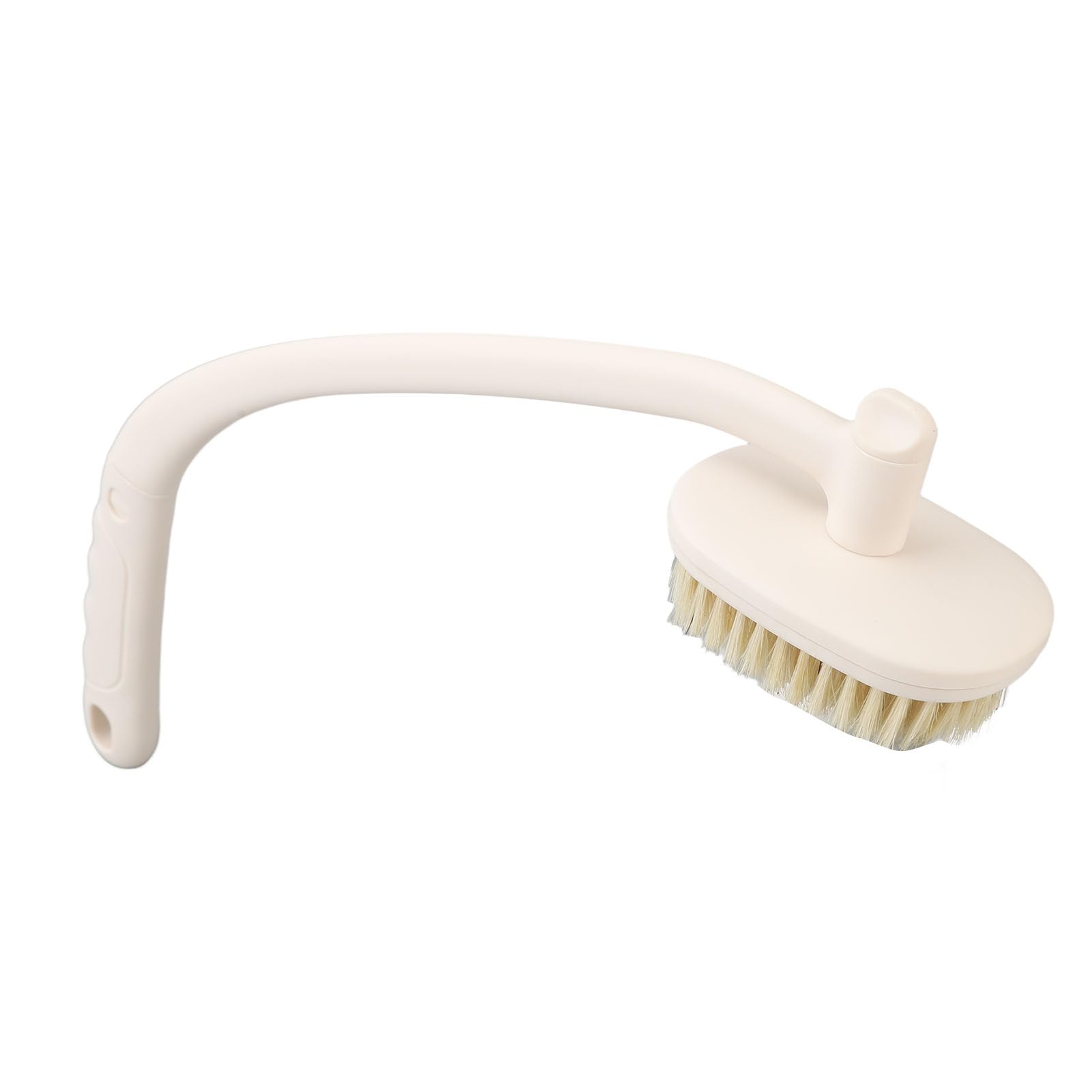 Back Bath Brush for Shower with Long Curved Handle, Soft Bristles, Effective Exfoliation, Hangable