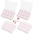 24 Pair Wax Ear Plugs for Sleeping Noise Cancelling Reusable Wax Earplugs Cotton Wool Ear Plugs for Swimming