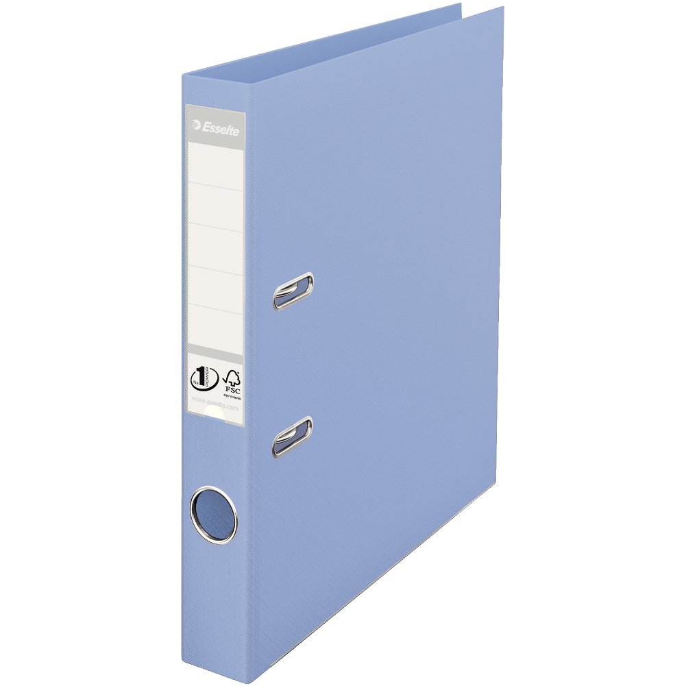 Esselte A4 5 cm Spine Plastic Lever Arch File - Solea Blue โ image 1