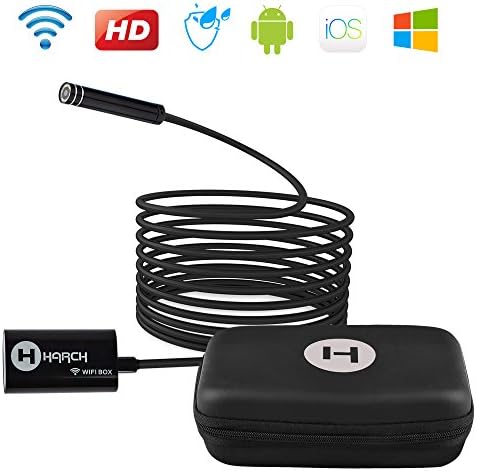 Endoscope โ Borescope โ Inspection Camera โ Wireless Endoscope Borescope โ Snake Camera iPhone 6 7 8 X iOS Android Windows โ USB Endoscope Camera โ WiFi Waterproof Automotive Vehicle Bore Digital HD