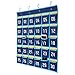 HBlife Numbered Classroom Pocket Chart Cell Phones Holder Wall Door Hanging Organizer (30 Pockets)