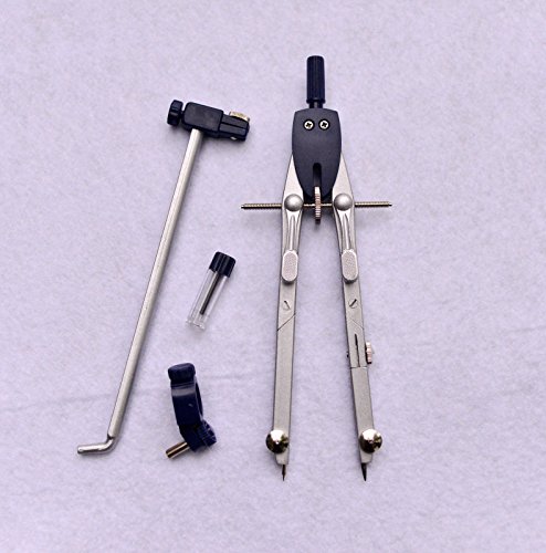 [Waller PAA] Technical Precision School Compasses Professional Drawing Drafting Compass Set