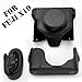 Ever Ready Black Leather Case Bag for Fujifilm FinePix X10