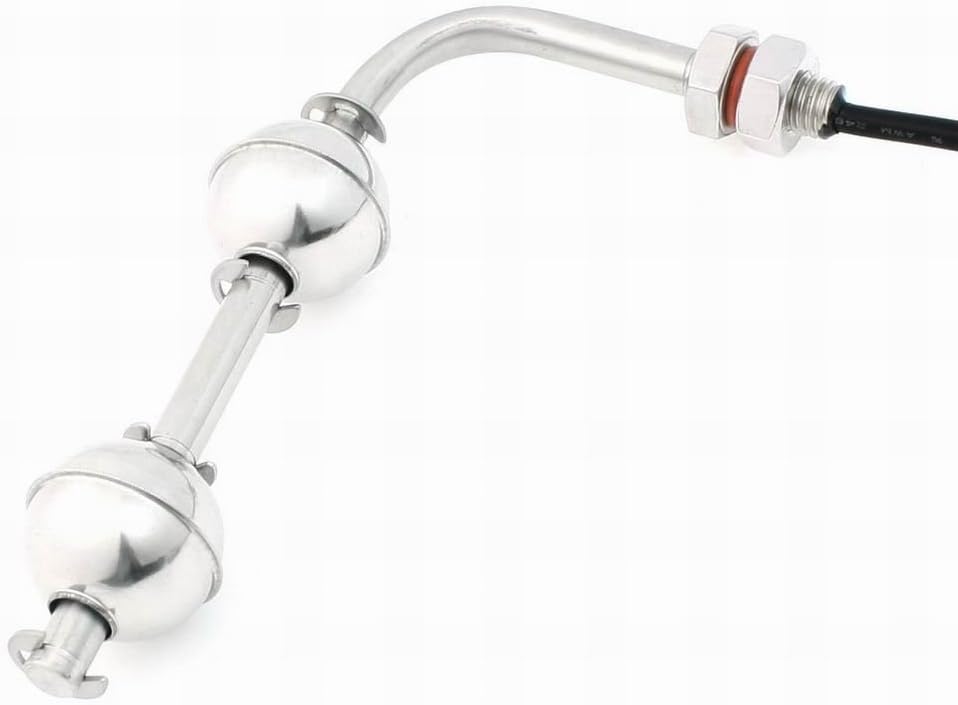 Ucland Aquarium Tank Wired Dual Round Ball Vertical Water Level Sensor Float Switch