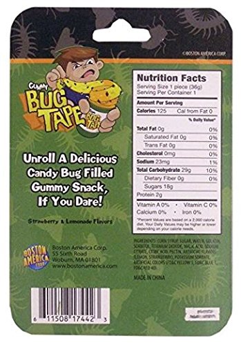 Bug Tape - Candy Bug Filled Gummy Tape (2 Pack)
