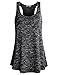 Uniboutique Womens Sleeveless Loose Fit Workout Yoga Racerback Tank Top
