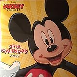 Mickey Mouse 2016 Square Wall Calendar (12 Months)
