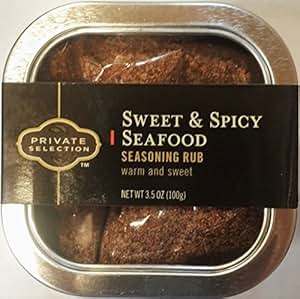 Amazon.com : Private Selection Sweet & Spicy Seafood Seasoning Rub 3.9