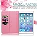 iPad Mini Case, Mini 2/3/4/5 Case, Dteck Slim Fit Folio Stand PU Leather Case with Auto Wake/Sleep Magnetic Smart Cover for Apple iPad Mini 5 /Mini 4/Mini 3 /Mini 2/Mini 1, Pink Unicorn