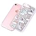 iPhone 6s Plus case,iphone 6 Plus case, liujie Liquid, Cool Quicksand Moving Stars Bling Glitter Floating Dynamic Flowing Case Liquid Cover for Iphone 6 Plus 5.5 inch(Christmas silver)