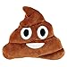 PrimeCuts Premium Quality 35cm BIG Smiling Poop Emoji Pillow - Soft Smiley Emoticon Stuffed Plush Toy - Poop Face
