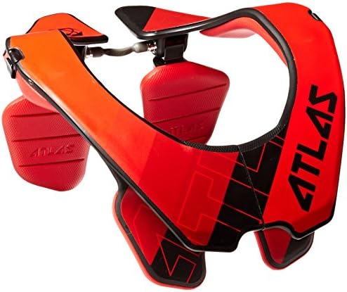 Atlas Brace Technologies Prodigy Heart Neck Brace (Red, Small)
