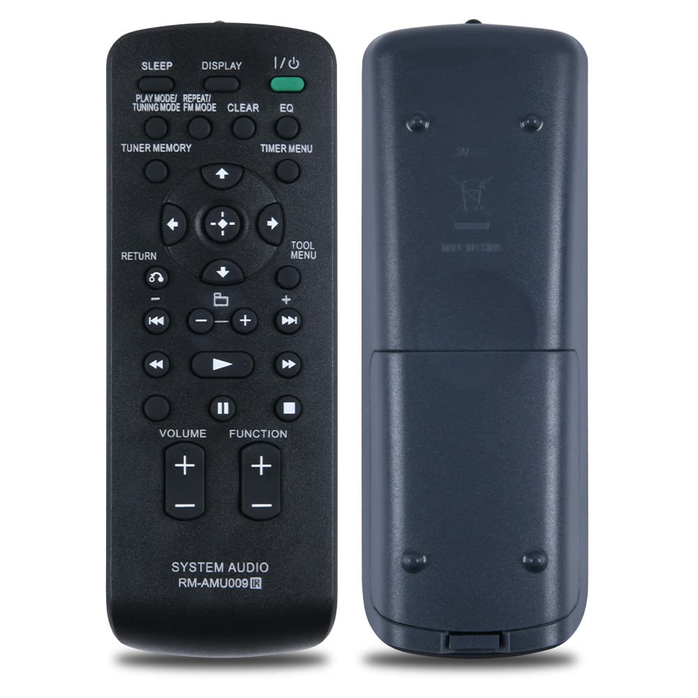 GOUYESHO RM-AMU009 Replacement Remote Control for Sony Audio Remote Control, Compatible With CMT‑MX500i HC-EC609iP HC-EC609IP MHC-EC69i MHC-EC709iP MHC‑EC78Pi MHC-EC909iP