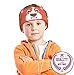 Charlxee Kids Headphones Cozy Foldable Headphone Headband Toddler Headphones for Air Travel or Home - Orange Dog
