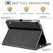 Ztotop Case for iPad 6th/5th Generation 9.7 Inch 2018/2017/iPad Air 2 & 1, Premium PU Leather Business Folding Cover with Auto Wake/Sleep, Multiple Viewing Angles for iPad Air 2nd/1st Gen, Demin Black