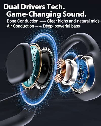 Casque Conduction Osseuse Natation, IPX8, Bluetooth 6.0, MP3 8 Go
