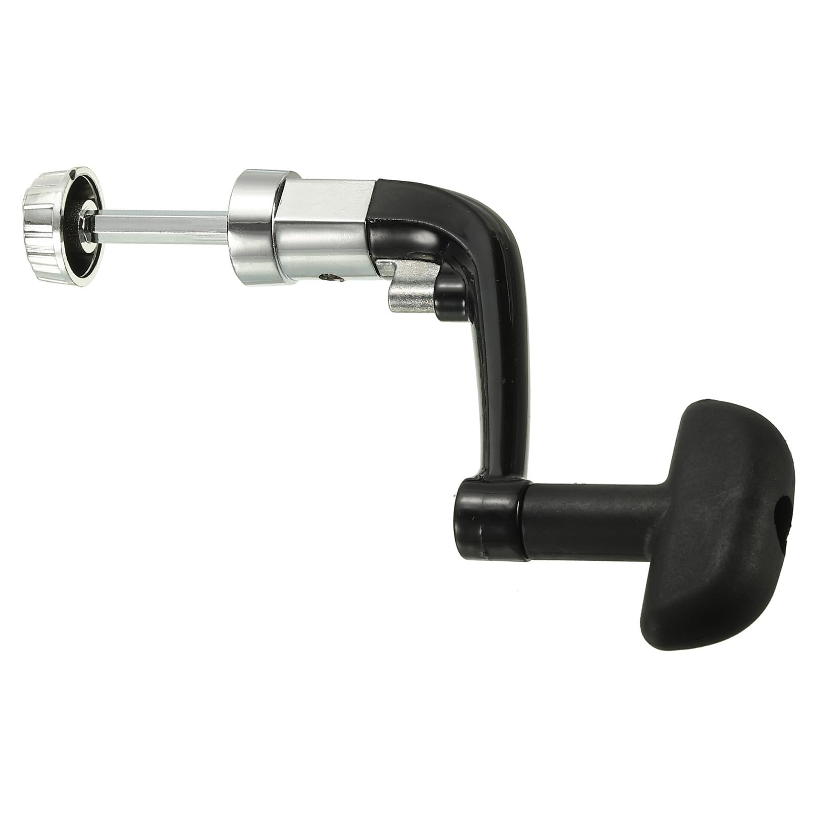PATIKIL Fishing Reel Handle Replacement Part, Metal Crank Rock Arm Rotary Knob Plastic Grip for Fishing Reel Accessories, Fit 1000-4000 Series Reel (125mm)