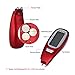 Skin Analyzer Anself Cordless & Portable Facial Moisture Monitor with LCD Display Water Oil Tester Skin Care Device for Beauty Salon Spa Home Travel (White-1)