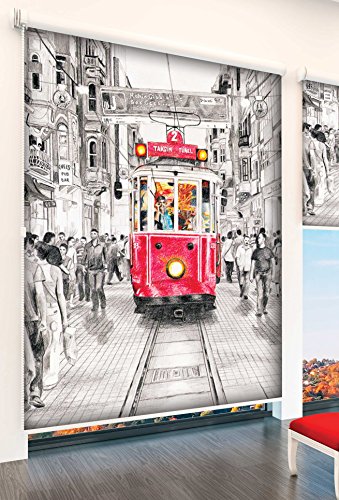 Startex Rollo, Stoff, Schwarz