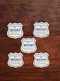 Five (5) Home Security Window / Door Decal Stickers