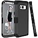 Galaxy S8 Case, KAMII 3in1 [Shockproof] Drop-Protection Hard PC Soft Silicone Combo Hybrid Impact Defender Heavy Duty Full-Body Protective Case Cover for Samsung Galaxy S8 (Black)