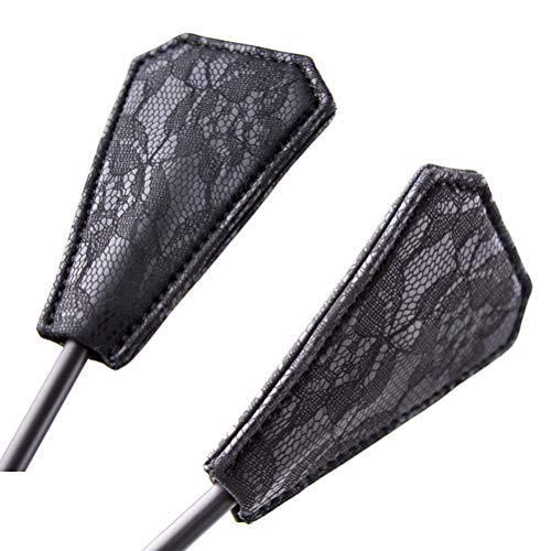 image for LUOEM Flirting Spanking Slapper Satin Eye Covers Flirting Feather Tick