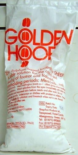 Golden Hoof - Zinc Sulphate Veterinary Licenced Footbath x Size: 10 Kg