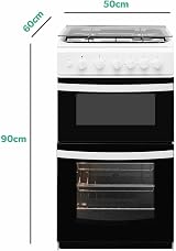 Indesit Freestanding ID5G00KMWUKL 50cm Gas Oven White A+ Rated view 3