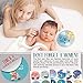 RubyRoo Baby Milestone Stickers - Monthly Stickers for Boy or Girl - 28 Pack - Includes 12 Monthly,1st Year Milestones & First Holidays - Perfect Baby Shower & Newborn Birthday Gift (Adventure)